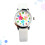 Flower Pattern Kids Quartz Watch White Birthday Gift 3