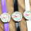 Flower Pattern Kids Quartz Watch White Birthday Gift 5