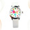 Flower Pattern Kids Quartz Watch White Birthday Gift 10