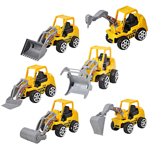 10 Mini Scavatore In Gialla Per Bambini
