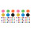 400 Pcs 12mm Plastic Game Balls For Chinese Checkers 10