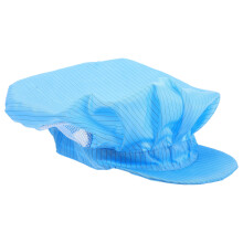 Working Cap Sky Blue Breathable Hat For Factory Use 1set