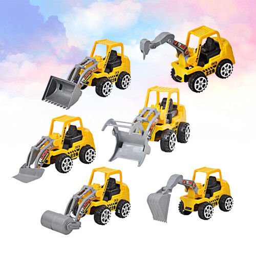 10 Mini Scavatore In Gialla Per Bambini 1
