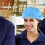 Working Cap Sky Blue Breathable Hat For Factory Use 1set 3