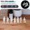 50pcs unpainted miniature people models for sand table landscape 8