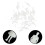 50pcs unpainted miniature people models for sand table landscape 10