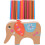 One Set Elephant Balancing Game Wooden Blocks With Colored Sticks 1
