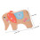 One Set Elephant Balancing Game Wooden Blocks With Colored Sticks 2