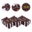 25Pcs Plastic Chips Game Counters Supply 4
