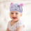 3Pcs Waterproof Printed Elastic Thickened Shower Caps 11