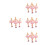 16 Pezzi Ballerina Musicale Scatola 6