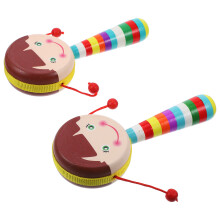2 Sonaglio Design Cartone Animato in Legno per Bambino