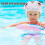 2 Pcs Kids Double Layer Waterproof Shower Cap Cartoon Bath Hat 6