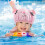 2 Pcs Kids Double Layer Waterproof Shower Cap Cartoon Bath Hat 5