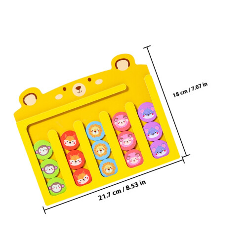 One Set Wooden Matching Toy Game Board For Shape Classification 1
