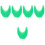 5 Valse Baard St Patrick's Day Verkleedstuk Prop 6