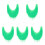 5 Valse Baard St Patrick's Day Verkleedstuk Prop 4