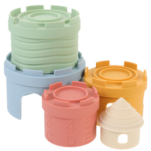 4 Set Giocattoli Educativi in Silicone Riconoscimento 2