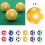 12 Palline Calcio Balilla Mini Per Tavolo 5