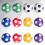 12 Palline Calcio Balilla Mini Per Tavolo 6