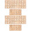 4 Set In Legno Non Finiti Con Alfabeto E 5