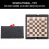 2 Set Foldable International Magnet Chess 10