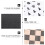 2 Set Foldable International Magnet Chess 8