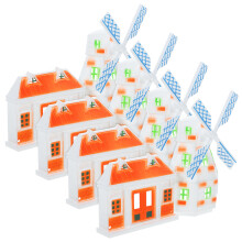 4 Pezzi Mini Casa Mulino A Per Tavolo