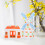 4 Pezzi Mini Casa Mulino A Per Tavolo 5