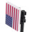 4 Bandiere Americane Con Asta E Set Mini 10