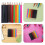 60 Colorate Mini In Legno Temperate Per 10