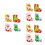 12 Pcs Christmas DIY Non-Woven Socks Material Kit 7