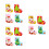12 Pcs Christmas DIY Non-Woven Socks Material Kit 8