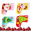 12 Pcs Christmas DIY Non-Woven Socks Material Kit 11