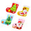 12 Pcs Christmas DIY Non-Woven Socks Material Kit 2