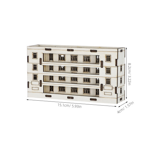 Kit Casa In Legno Per Tavolo Sabbia, Modellini 1
