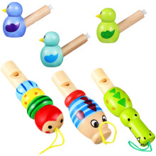 6Pcs Cartoon Animal Shaped Whistles Kids Instrument Toys Party Props