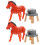 2 Set Giocattoli Elettrici Rotanti A Forma Cavallo 5