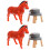2 Set Giocattoli Elettrici Rotanti A Forma Cavallo 2