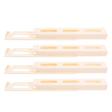 4Pcs Domino Clips Storage Box With Card Slot For Kids Train Toys