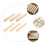 30 Pcs Wood Domino Rack Holders Organizer 6
