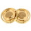 2 Moneta Antistress In Ottone A Mano Per Relax 1