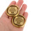 2 Moneta Antistress In Ottone A Mano Per Relax 4