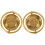 2 Moneta Antistress In Ottone A Mano Per Relax 10