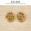2 Moneta Antistress In Ottone A Mano Per Relax 9