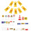 One Set Kids Traffic Sign Educational Toy 1