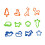 Kit 26 Strumenti Colorati Per Da Te In 2