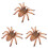 3Pcs Plastic Spider Toy Model For Halloween Decor And Fun 3