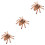 3Pcs Plastic Spider Toy Model For Halloween Decor And Fun 6