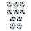 18 Per Balilla Palline Mini Palloni 1
